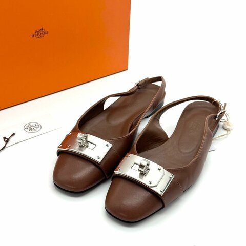 HERMES/愛馬仕36碼kelly扣涼鞋
