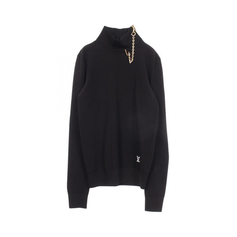 路易威登 LV 鏈條裝飾高領針織衫 RW223W ZUX FMKL04 人造絲 M 碼