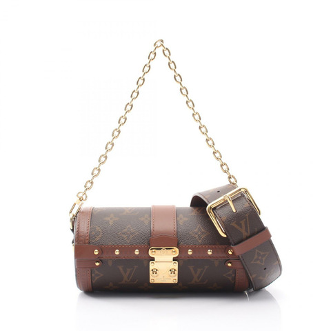 路易威登 Papillon Trunk 鏈條斜背包 M57835 Monogram 帆布 二手