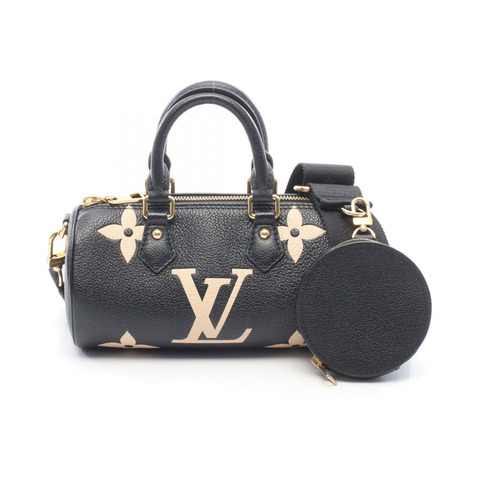 路易威登 Papillon BB 雙色單肩手提包 M45980 Monogram empreinte LV