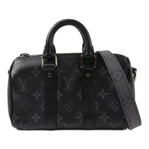LOUIS VUITTON Monogram Eclipse Keepall XS手挽肩背兩用袋