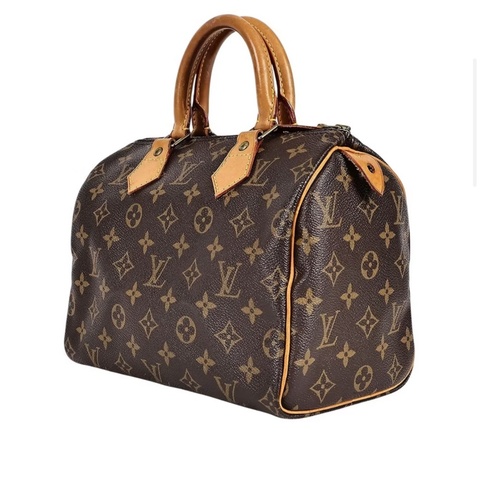 🔥二手正品92新🔥狀況好👍路易威登 LOUIS VUITTON Speedy 25 手提波士頓包 經典帆布 M41528