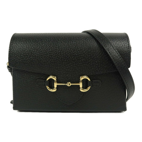 GUCCI 牛皮皮革GG GHW Horsebit 1955肩背袋
