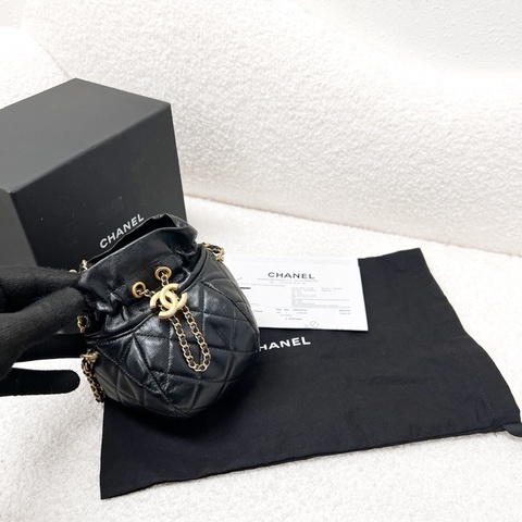 Chanel mini drawstring CC Bucket