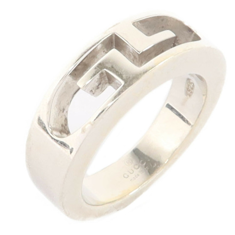 GUCCI 925純銀Interlocking GG Ring戒指