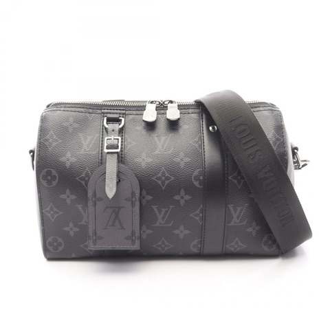 路易威登 City Keepall 單肩斜背包 M45936 Monogram Eclipse 二手