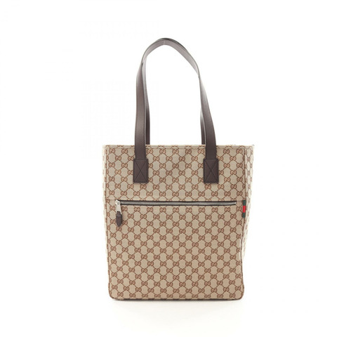GUCCI Neo Original GG帆布托特包 834796FAEPS9752 帆布皮革 米色 棕色 新款 女士
