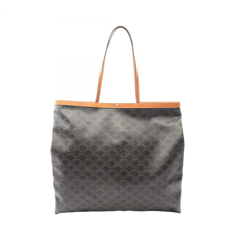 CELINE Big Flat Shopper Triomphe 手提包 123842O9003MI 帆布 黑色 棕色 全新