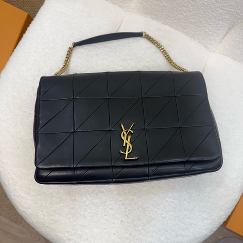 YSL 黑金小羊皮Jamie 中號肩背包