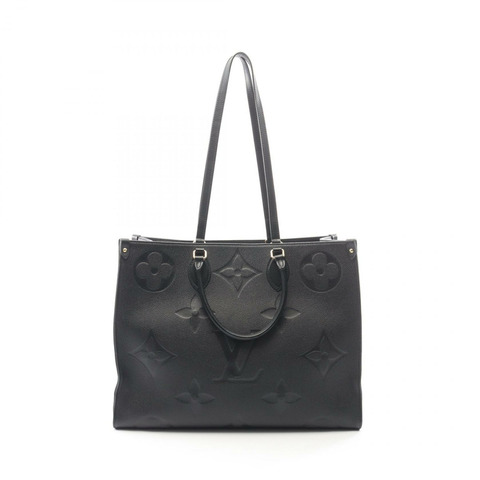 路易威登 OnTheGo GM Monogram Empreinte 黑色 2WAY 手提包 M44925 皮革 黑色 二手 女士