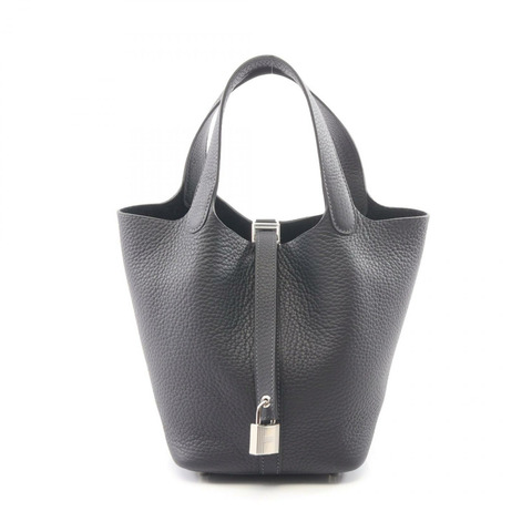 HERMES Picotin Lock 小號托特包 手提包 K Taurillon Clemence Caban 女士 SHW