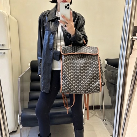 Goyard戈雅 Saint Leger折疊雙肩包🧛🏻‍♀️全網都在找的棕色🦔