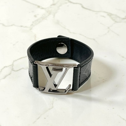 莉亞精品♡ LV M6295 黑花手環 二手