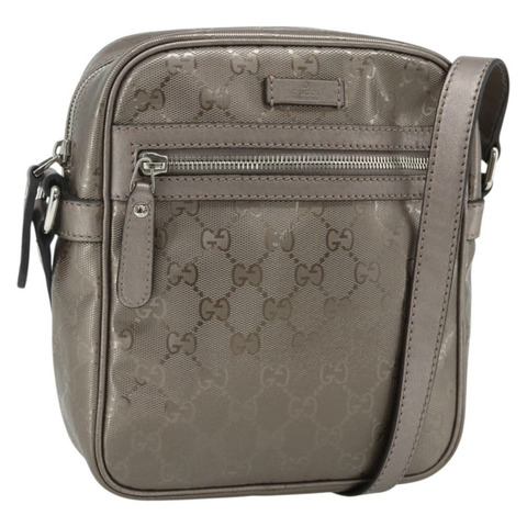 GUCCI GG Implementation 單肩包 PVC 粉紅銀色 233268 正品 BA12559A