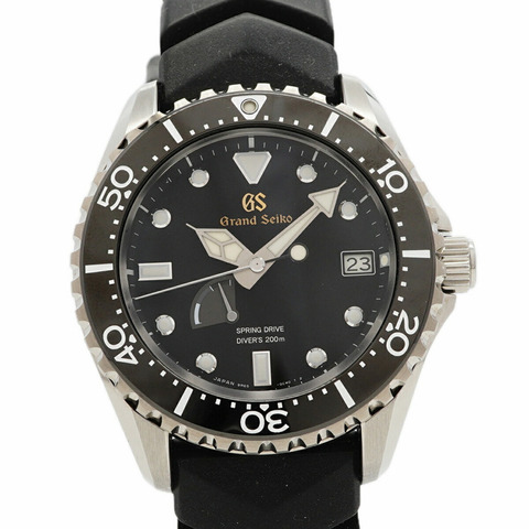 精工 Grand Diver's Spring Drive SBGA463 9R65-0EE0 黑色錶盤男士腕錶