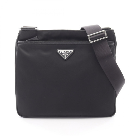 PRADA Re-Nylon 單肩斜背包 2VH1182DMHF0002 Saffiano 皮革 黑色 全新