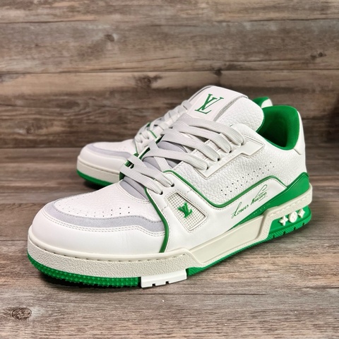 Louis Vuitton路易威登 trainer 白綠 綠色 41碼