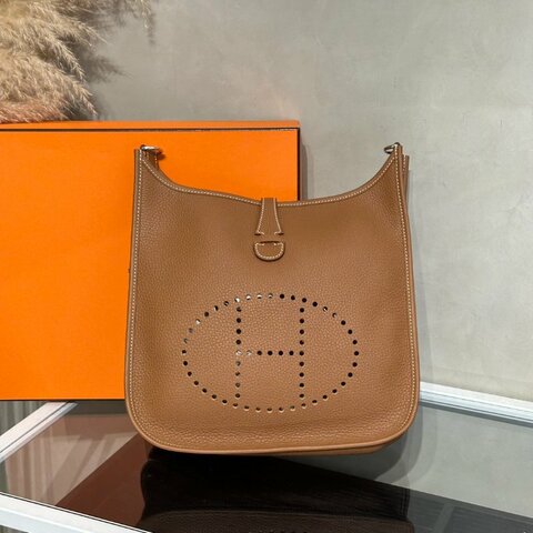 HERMES Evelyne 29 - Gold 金棕銀 W
