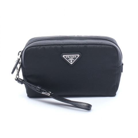 PRADA Re-Nylon 小號手拿包 1NS021R067F0002 尼龍皮革 黑色 全新 女士