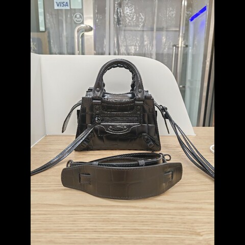 Balenciaga mini cagloe city black
