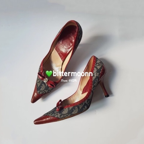 近新閒置🌺#Dior #硃砂紅老花 #尖頭高跟鞋 #36碼
