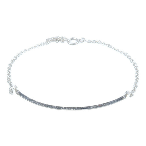 TIFFANY＆CO 18K白金Smile Bracelet手鏈