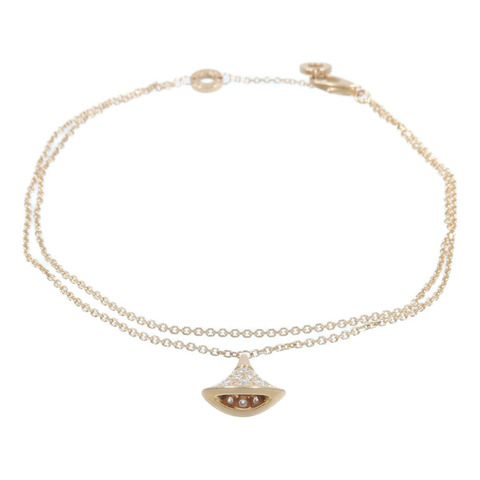 BVLGARI 18K玫瑰金Divas Dream Bracelet鑽石手鏈