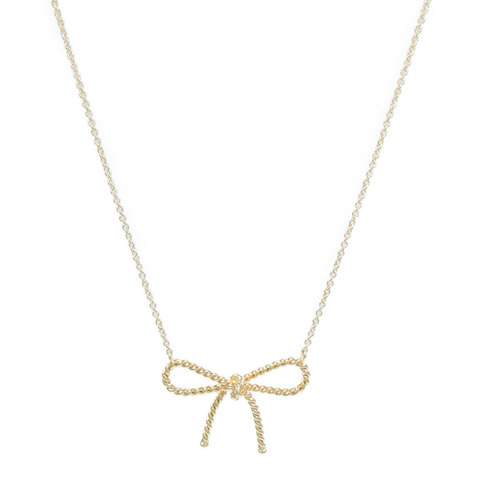 TIFFANY＆CO 18K黃金Twisted Cable Wire Necklace項鍊