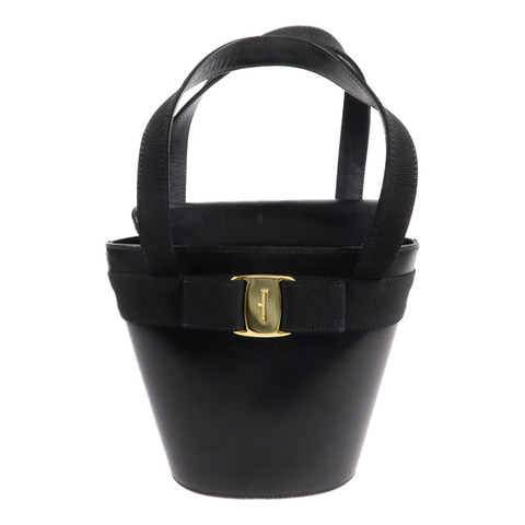 Salvatore Ferragamo 牛皮皮革Vara Ribbon手挽袋