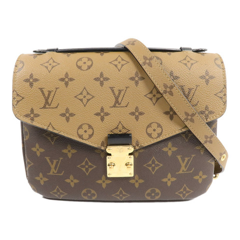 LOUIS VUITTON Monogram Reverse Pochette Metis手挽肩背兩用袋