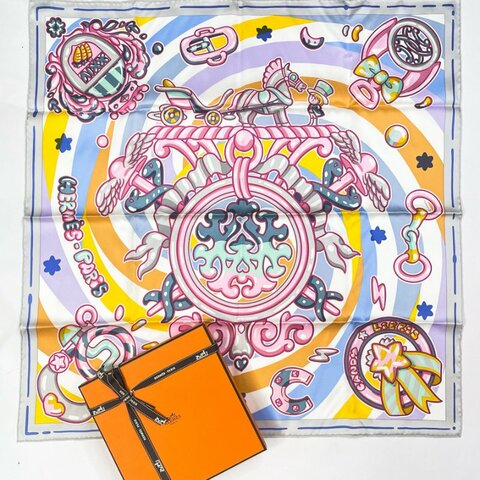HERMES Candy Libris 70方巾
