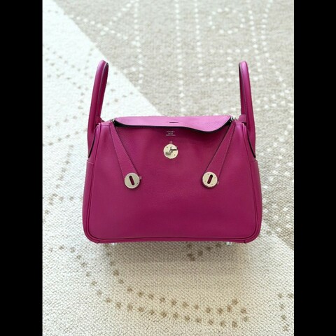 Hermes Lindy 30
Ec leather rose pourpre