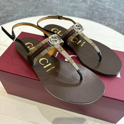 GUCCI 女士互扣式G型網狀涼鞋(35-40號 可訂購)