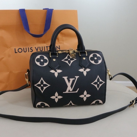 LV 路易威登Speedy 25全皮尺寸25*19*15，配件🈚