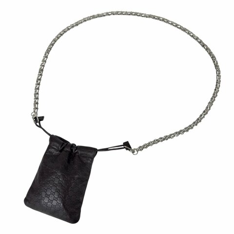 GUCCI *自加鏈＞送無品牌鏈帶* GG 斜揹小袋