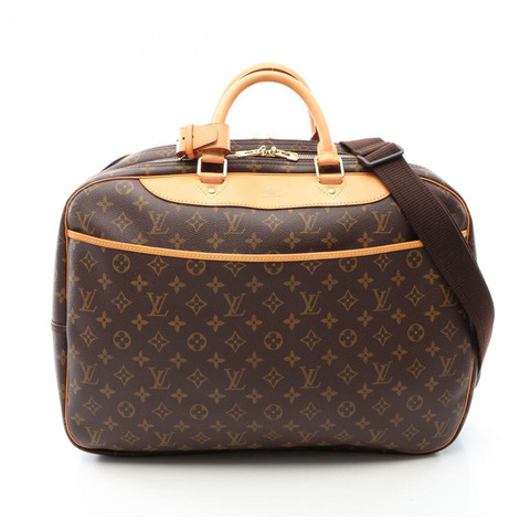 路易威登 (Louis Vuitton) Alizé 24H Monogram 2-Way Boston Bag 手提包 塗層帆布 皮革 男款 女款 棕色 M41399