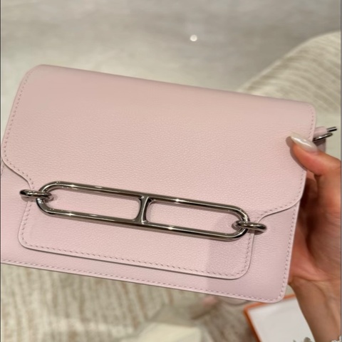 Hermes 愛馬仕 Mini Roulis 19 夢幻紫 B刻 有盒子有塵袋