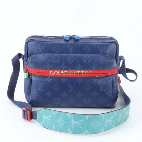 路易威登 Messenger PM Monogram Pacific M43829 男士真皮單肩包