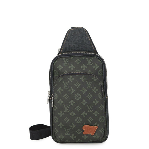 路易威登 Monogram Record Avenue 斜背包 M46344 路易威登 LV 秋季系列男士手提包