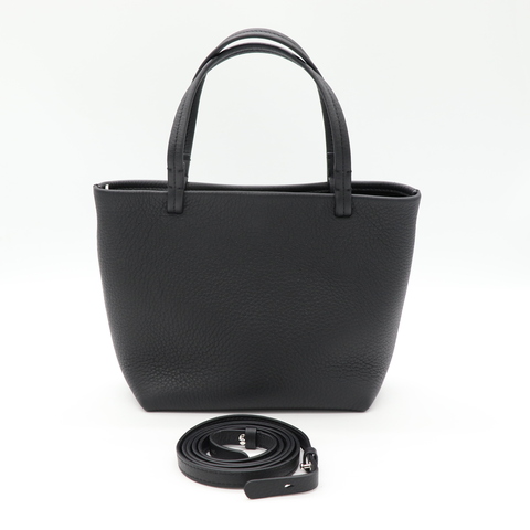 The Row 黑色 小牛皮 Park Tote Bag 小型  手提包 購物手袋 斜挎包