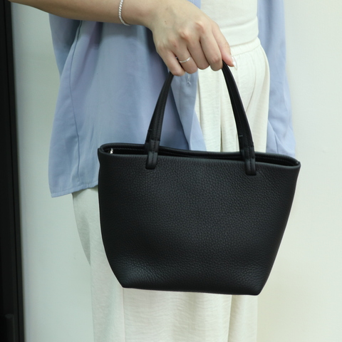 The Row 黑色 小牛皮 Park Tote Bag 小型  手提包 購物手袋 斜挎包