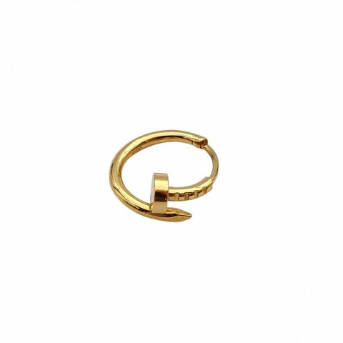 CARTIER 18K黃金釘子耳釘單只