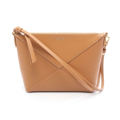 LOEWE Puzzlefold Pouch 商務手拿包/肩背包 C510PT1X012586 皮革 棕色