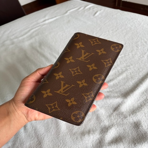 Lv經典老花對開長夾(M66540)