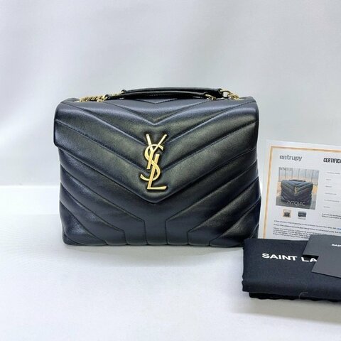 YSL Loulou 絎縫鏈帶翻蓋肩背包