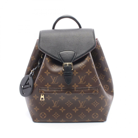 路易威登 Montsouris NM PM 雙肩包 M45515 Monogram 皮革 二手 LV