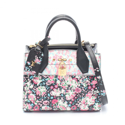 路易威登 City Steamer MINI Liberty Rose 斜背包，真皮材質，二手 LV
