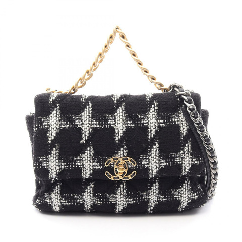 CHANEL 19 dix-neuf 馬特拉斯鏈斜背包 AS1161 花呢皮革