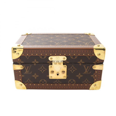 路易威登 Coffret Tresor 24 Monogram 珠寶盒配件盒 其他雜項 M47000 皮革 PVC 棕色