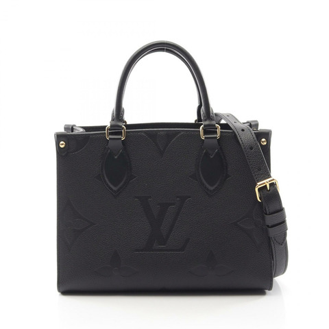 路易威登 OnTheGo PM 斜背包 M45653 Monogram Empreinte 黑色 二手